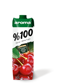 Aroma %100 Meyve Suyu 1/1 Vişne Elma