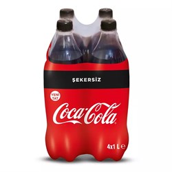 Coca Cola 4*1 Lt Şekersiz