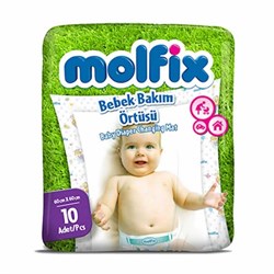 Molfix Bebek Bakım Örtüsü 10lu
