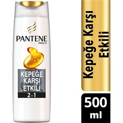 Pantene 2'si 1 Arada Şampuan ve Saç Bakım Kremi Kepeğe Karşı Etkili 500 ml